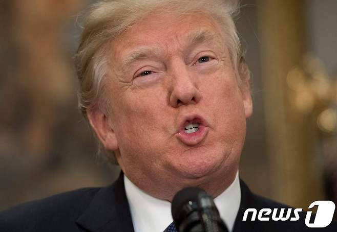 도널드 트럼프 미국 대통령 <자료사진> © AFP=뉴스1