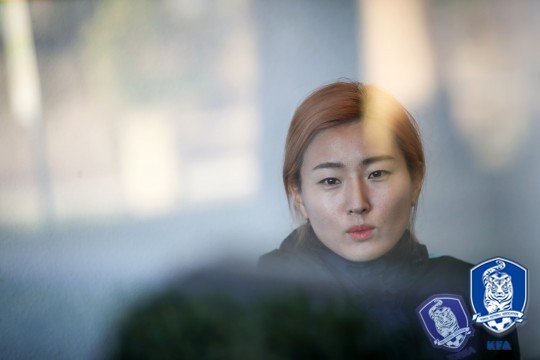 여자축구대표팀의 주장 조소현이 북한대표팀과의 경기 도중 나온 '충돌'에 대한 뒷이야기를 들려줬다.  (대한축구협회 제공) © News1
