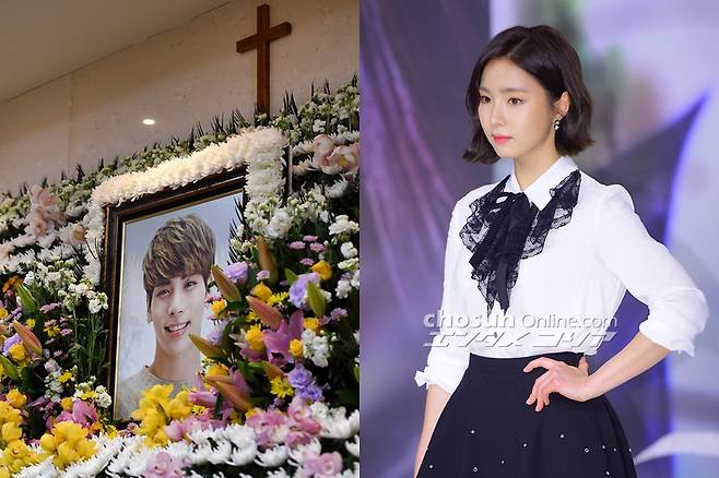 샤이니 종현 빈소 찾은 신세경 / 사진: 사진공동취재단, 조선일보일본어판DB