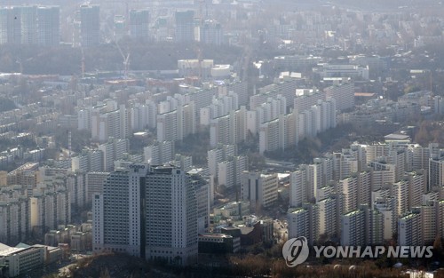 서울 강남구 일대 아파트 모습 [연합뉴스 자료사진]