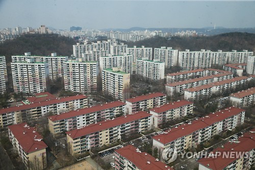 양천구 목동 일대 아파트 단지 모습 [연합뉴스 자료사진]