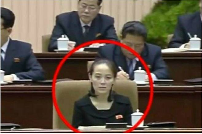 김여정 당 중앙위원회 제1부부장. (사진=유튜브 영상 캡처)