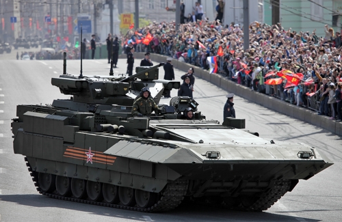 러시아의 T-15 차세대 중보병전투차량[위키미디어 제공]