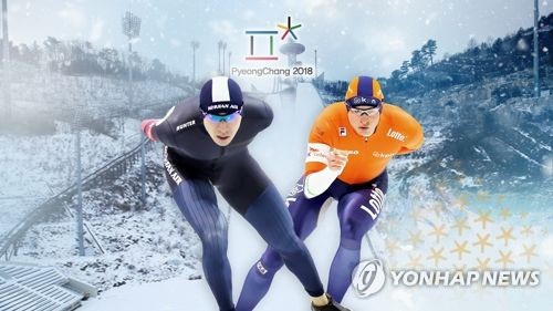 이승훈 vs 크라머 올림픽서 세 번째 맞대결 (CG) [연합뉴스TV 제공]