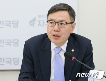정태옥 자유한국당 대변인.  뉴스1 © News1 송원영 기자