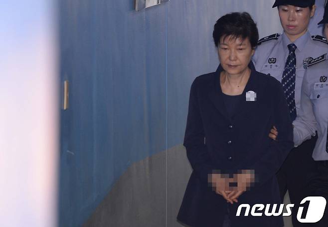 박근혜 전 대통령. 2017.5.25/뉴스1 © News1 오대일 기자