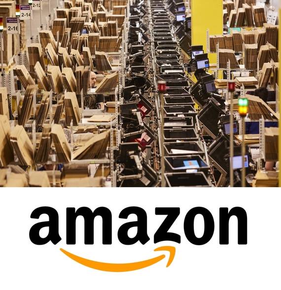 세계 최대의 유통기업 아마존의 폴란드 물류 센터. 아마존은 인공지능과 결합한 로봇 기술로 물류 혁명을 추진하고 있다. /사진=블룸버그