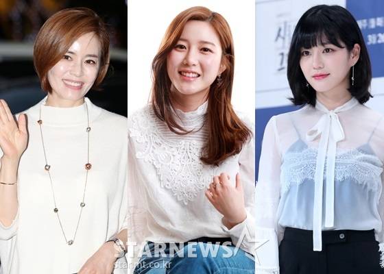 배우 견미리, 이다인, 이유비(사진 왼쪽부터)/사진=스타뉴스