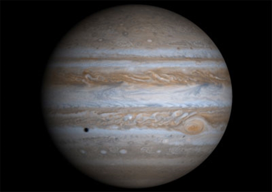 NASA 홈페이지에 소개된 목성 사진. 우리가 보편적으로 알고 있는 목성의 표면 사진이다.
