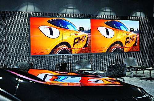 메르세데스 벤츠 청담 전시장의 AMG 퍼포먼스 센터. 벤츠 제공