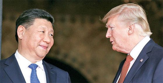 지난해 정상회담을 가졌던 도널드 트럼프 미 대통령(오른쪽)과 시진핑 중국 국가주석. [로이터=뉴스1]
