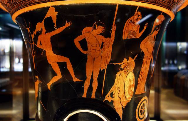 그리스 화병 그림. Source: Smarthistory ⓒ루브르 박물관