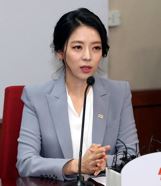 배현진 전 <MBC> 아나운서. <한겨레> 자료.