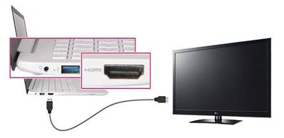 HDMI를 이용한 노트북과 모니터의 연결