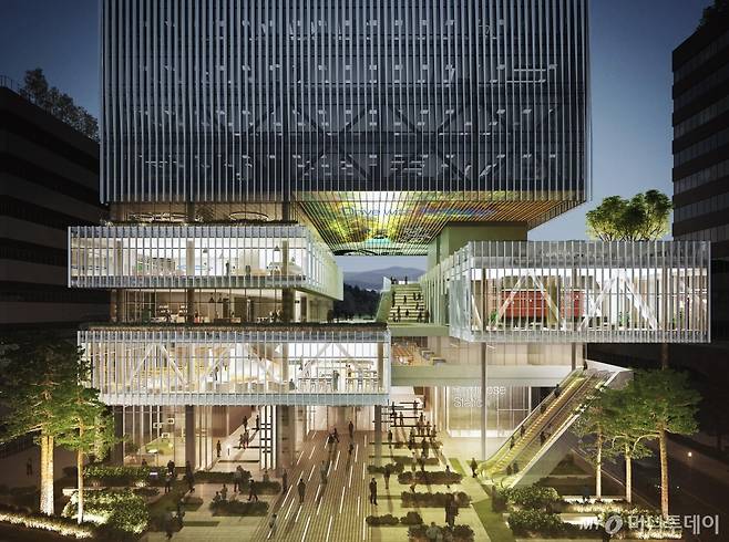 만도의 판교 제2테크노밸리 첨단연구소 'Next M' 조감도/사진=만도