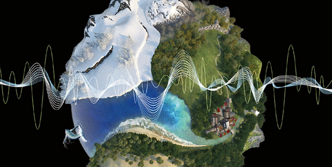 파도모양의 구름이 생기는 원인은 대기 중력파 때문이라고 밝혀졌다 - 사진 = 과학동아 '지구의 노래를 들어라' 제공