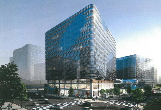 경기도 성남시 판교에 있는 알파6-4빌딩. 신한알파리츠는 이 빌딩에 입주한 네이버·블루홀 등과 10년 임대차 계약을 했다.