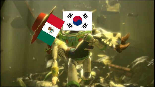 '한국이 멕시코를 구했다!' 한 멕시코 네티즌이 만든 재치있는 합성 사진 (사진=트위터 캡처)