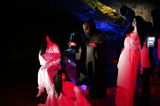 야간공포체험을 즐길 수 있는 정선 화암동굴. [사진 정선군]