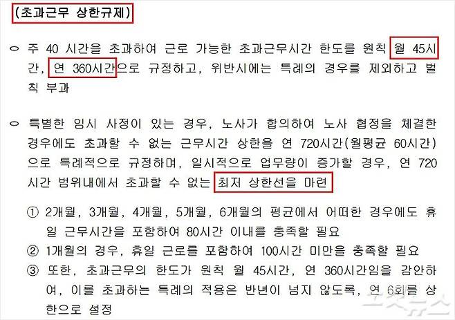 주일본 대한민국대사관이 2017년 3월 31일 작성한 '일본정부, 일하는방식개혁실행계획 발표' 자료