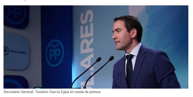 파블로 카사도 스페인 국민당 대표. 스페인 국민당 홈페이지 캡처.