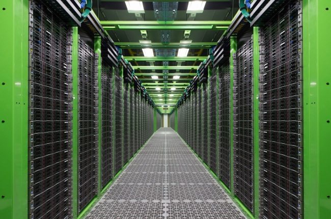 네이버 데이터센터 ‘각(閣)’의 내부 모습. [제공=네이버]