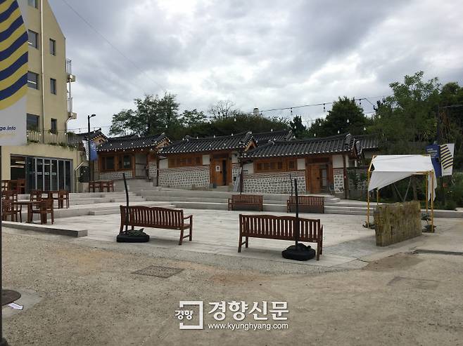 8월 23일 돈의문 박물관마을의 모습. / 백철 기자