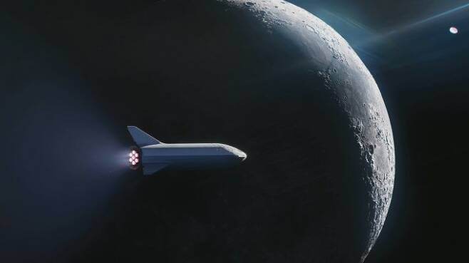 스페이스X는 차세대 초대형 재사용 로켓 ‘빅 팰컨 헤비로켓(BFR)’을 이용해 세계 최초로 민간인을 달에 보내는 우주여행 계획을 추진한다. - 스페이스X