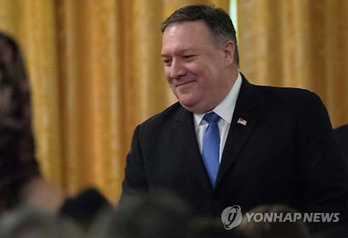 마이크 폼페이오 미국 국무장관 (워싱턴 AFP=연합뉴스) lkm@yna.co.kr (끝)