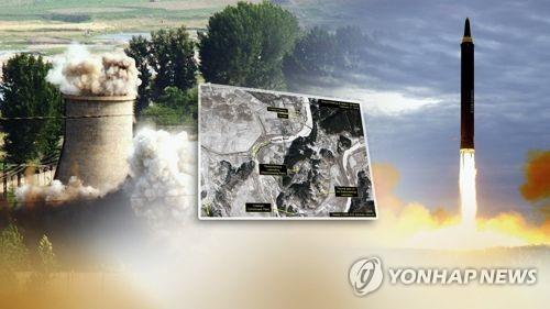 북한 영변핵시설, 미사일 등(CG) [연합뉴스TV 제공]