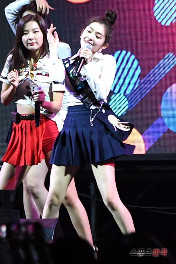 '2018 코리아 세일 페스타' 전야제 무대에 선 레드벨벳 아이린. 사진=장동규 기자 jk31@hankooki.com