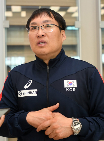한국 여자 배구대표팀 차해원 감독. 사진제공｜대한배구협회