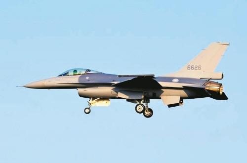 대만 공군에 인도된 F-16V[대만 연합보 캡처]