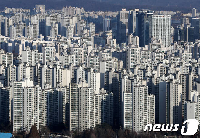 서울의 한 아파트단지의 모습. © News1 구윤성 기자