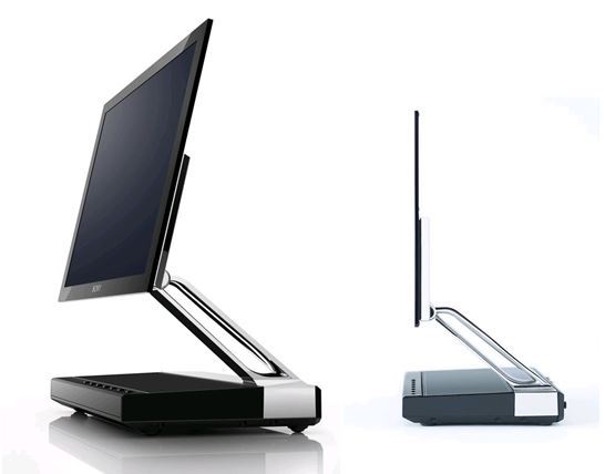 2007년 소니가 선보인 11인치 화면의 세계 최초 OLED TV. 소니 제공