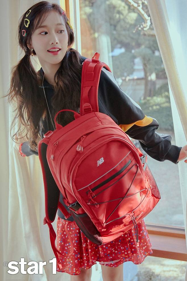 그룹 에이프릴 나은/사진제공=뉴발란스