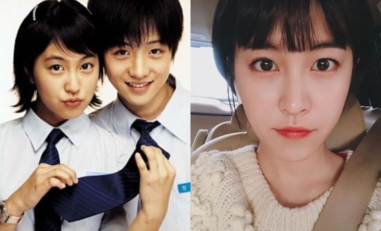 영화 '제니,주노' 스틸컷. 오른쪽은 배우 박민지의 최근 사진. 네이버 영화 페이지/박민지 인스타그램