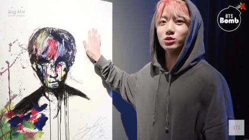 방탄소년단 정국의 그림 작품