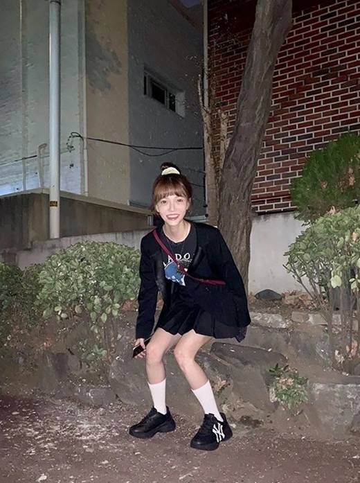 걸그룹 AOA 멤버 지민이 살이 빠진 근황을 전해 화제다.지민 SNS 캡처
