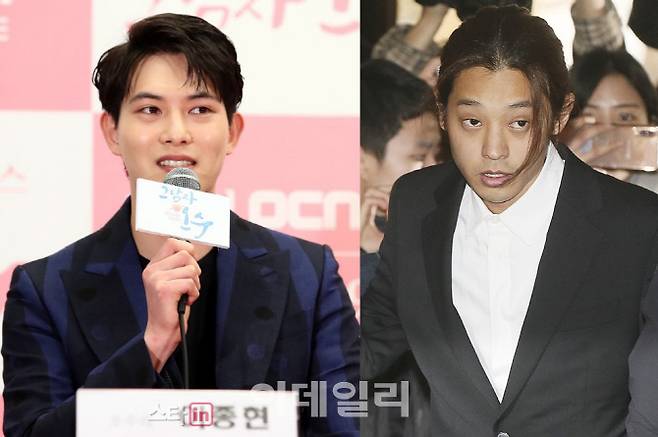 씨엔블루 이종현, 가수 정준영. 사진=이데일리DB