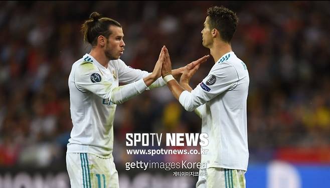 ▲ 가레스 베일(왼쪽)과 크리스티아누 호날두