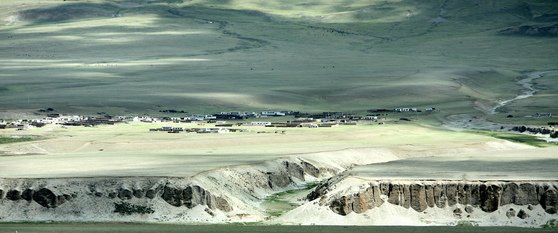 티베트의 겨울 풍경'[중앙포토].