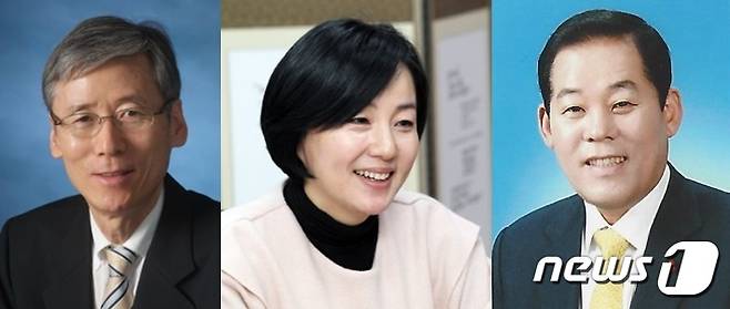 사천·하동·남해선거구 총선 출마 예상 인사 (사진 왼쪽 부터 여상규 자유한국당 의원, 제윤경 민주당 의원, 최상화 전 청와대 춘추관장· 사진 무순))© 뉴스1