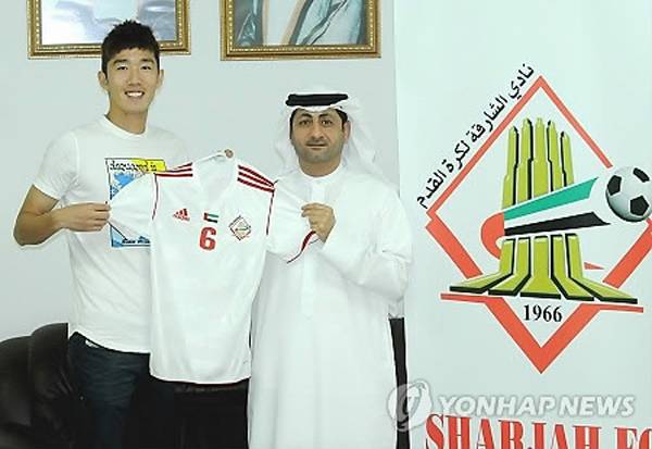 김정우는 2013년 여름 아랍에미리트(UAE)리그 알 샤르자에 새 둥지를 틀었다 ⓒ알샤르자