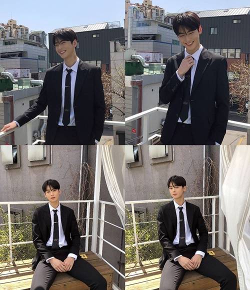 차은우 수트핏 사진=차은우 공식 SNS