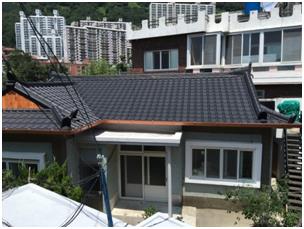 주택 수선유지급여를 통해 지붕을 개량한 주택의 전후 모습. LH 제공