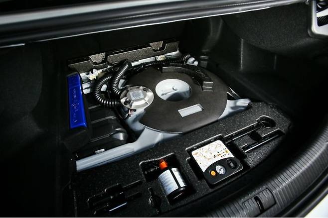 SM6 LPe 모델의 도넛 탱크 (사진=르노삼성 제공)