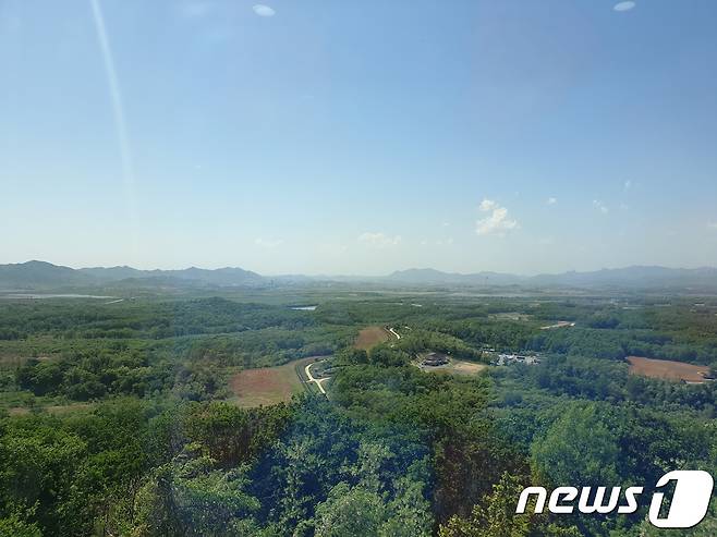 도라전망대에서 바라본 북한의 모습.© 뉴스1 이기림 기자