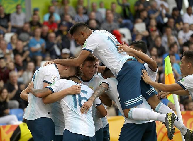 ▲ 포르투갈전 2-0 완승을 거둔 아르헨티나 ⓒ연합뉴스/AP