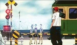 ② 가마쿠라고코마에역이 등장하는 만화 슬램덩크 한 장면